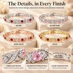 Energy Magnetic Bracelet – Elegant Gemstone Details, Four Beautiful Finishes & Everyday Statement Style-Last Day Sale-90% OFF🔥
