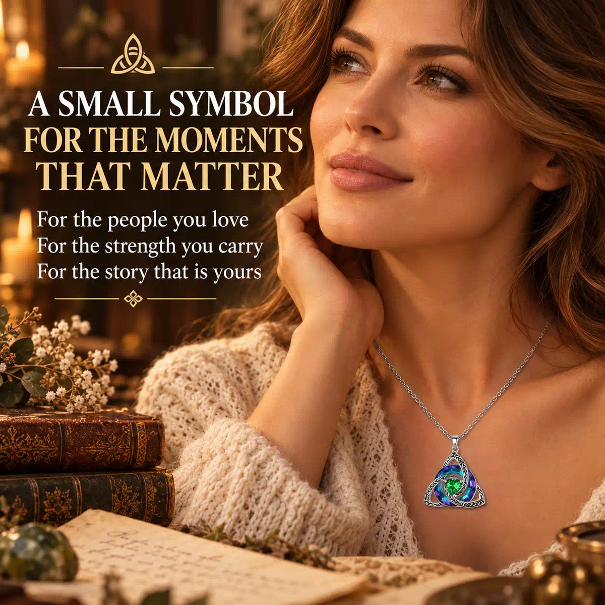 A Meaningful Birthstone Necklace Designed To Protect Your Energy, Celebrate Your Story, And Keep What Matters Close -Last Day Sale-90% OFF🔥