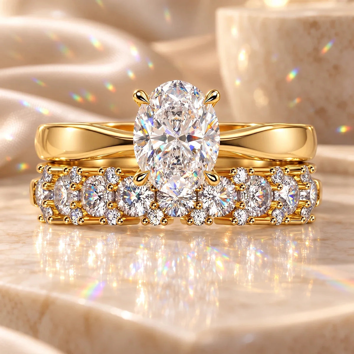A Timeless Diamond Ring Stack Designed To Celebrate Your Forever Moments-Last Day Sale-90% OFF🔥