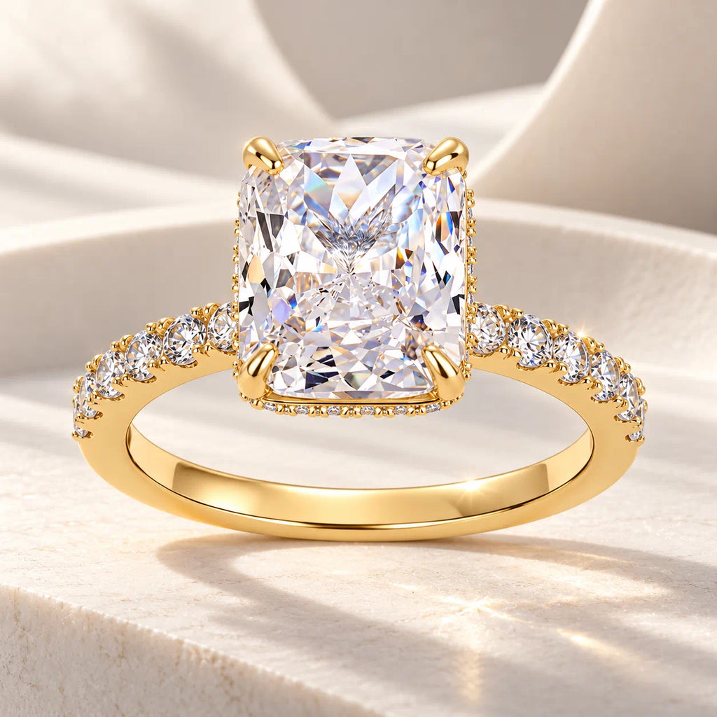 A Radiant-Cut Lab-Grown Diamond Ring That Makes Every Day Feel a Little More Special-Last Day Sale-90% OFF🔥